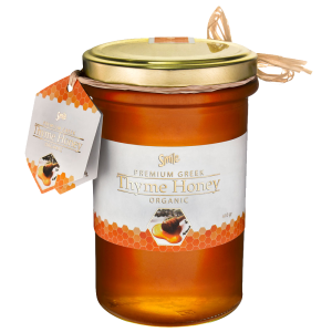 Smile Premium Raw Organic Greek Thyme Honey